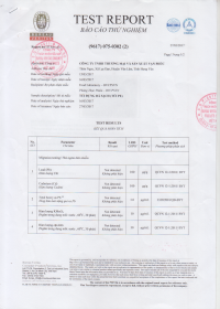 TEST RESULTS CLEAN ICE NILON BAG